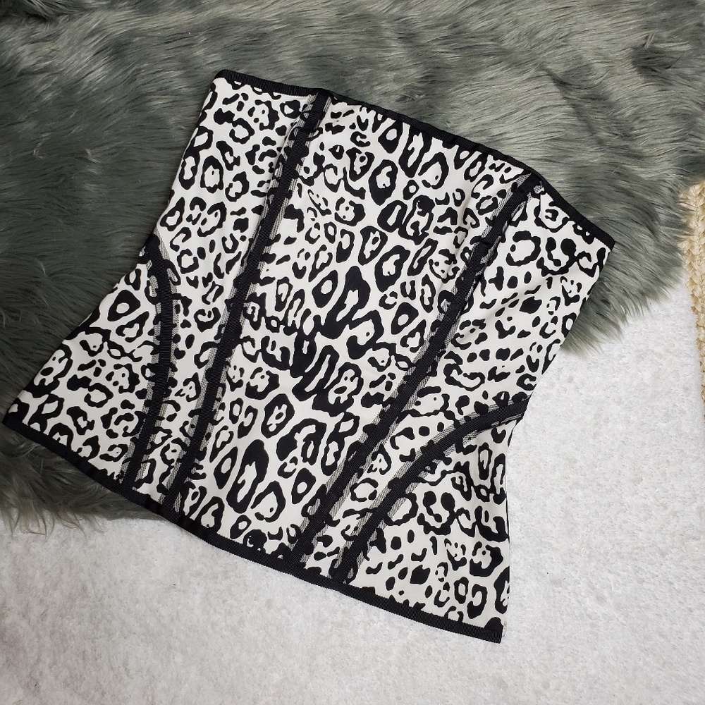 Leopard bustier corset top size 0